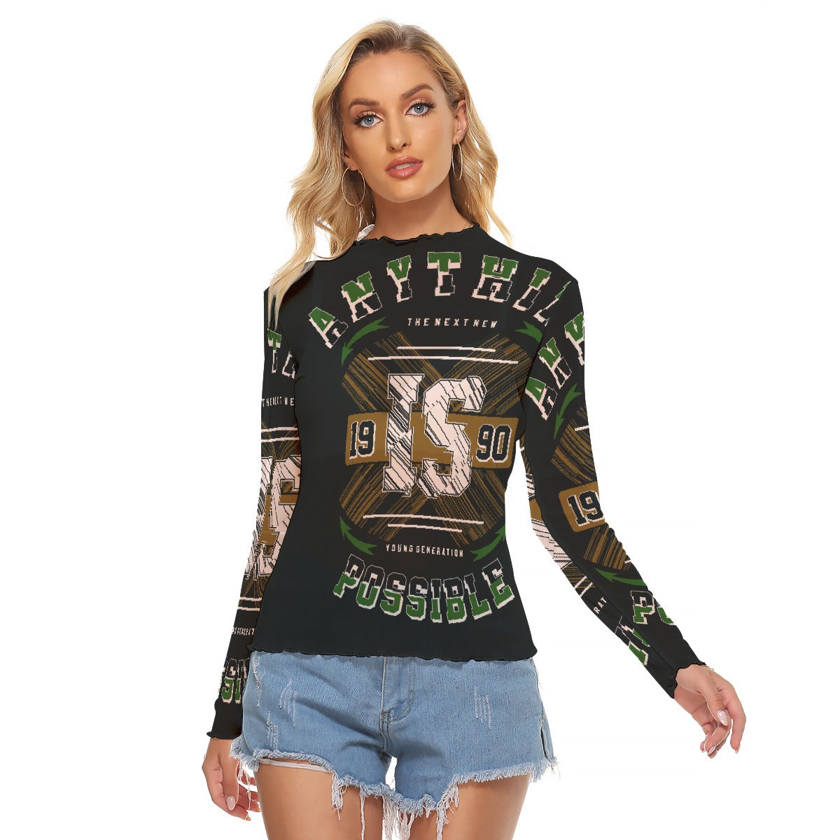 All-Over Print Women's Mesh T-shirt