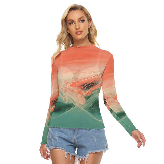 All-Over Print Women's Mesh T-shirt