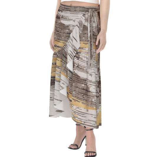 All-Over Print Women's Wrap Skirt