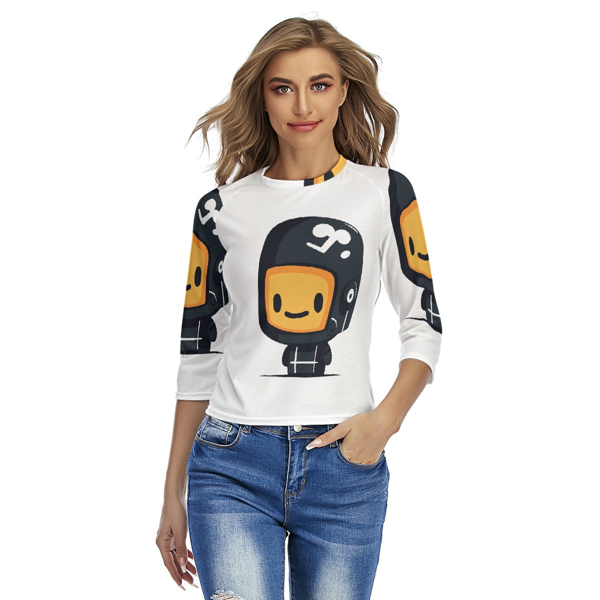 All-Over Print Women's Raglan Sleeves T-shirts