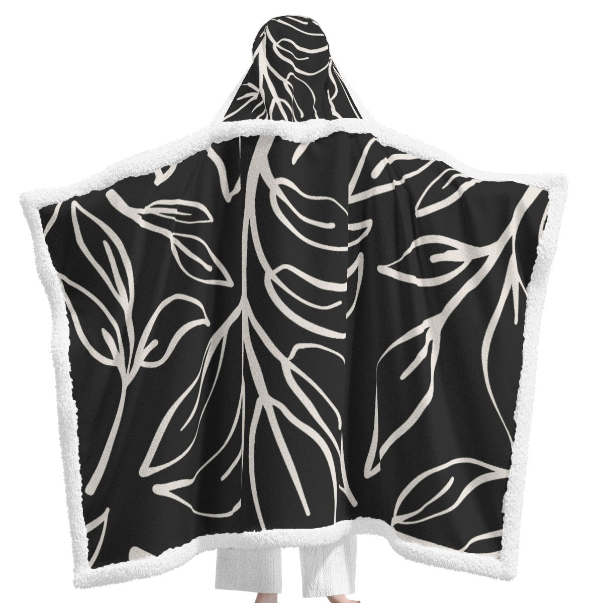 All-Over Print Unisex Wearable Hooded Blanket