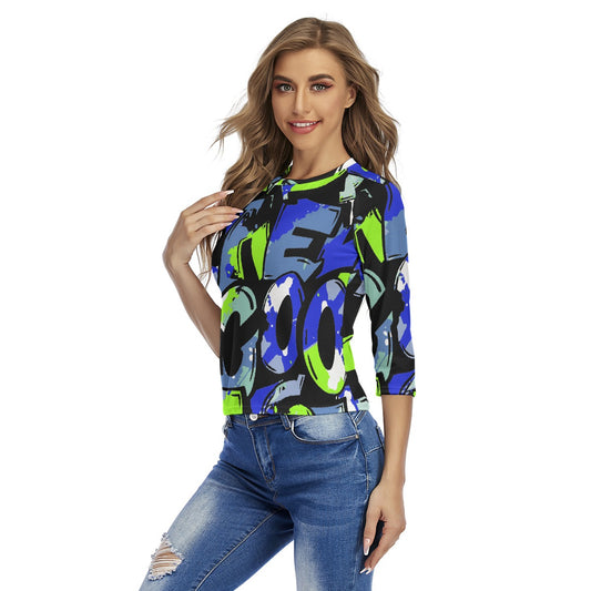 All-Over Print Women's Raglan Sleeves T-shirts