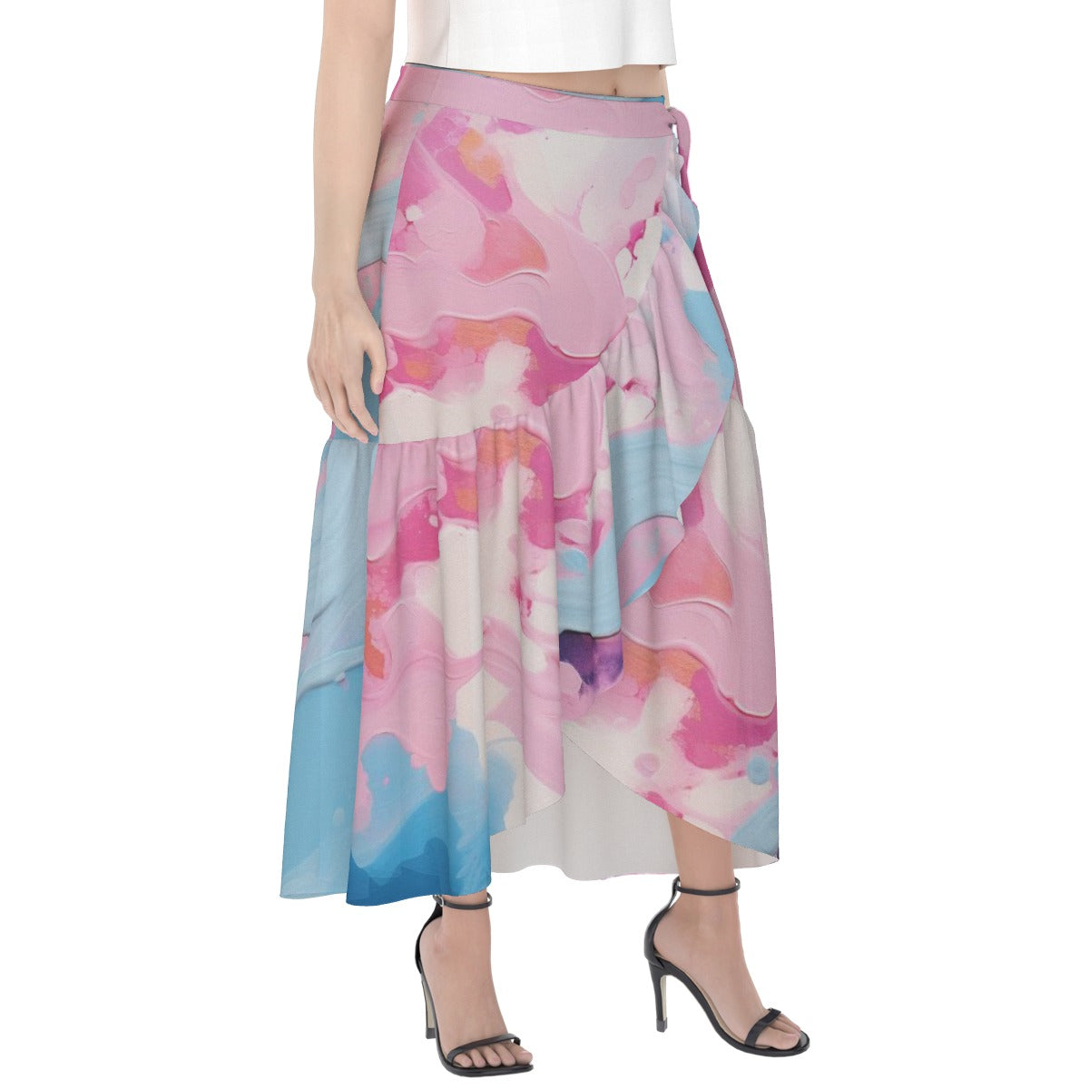 All-Over Print Women's Wrap Skirt