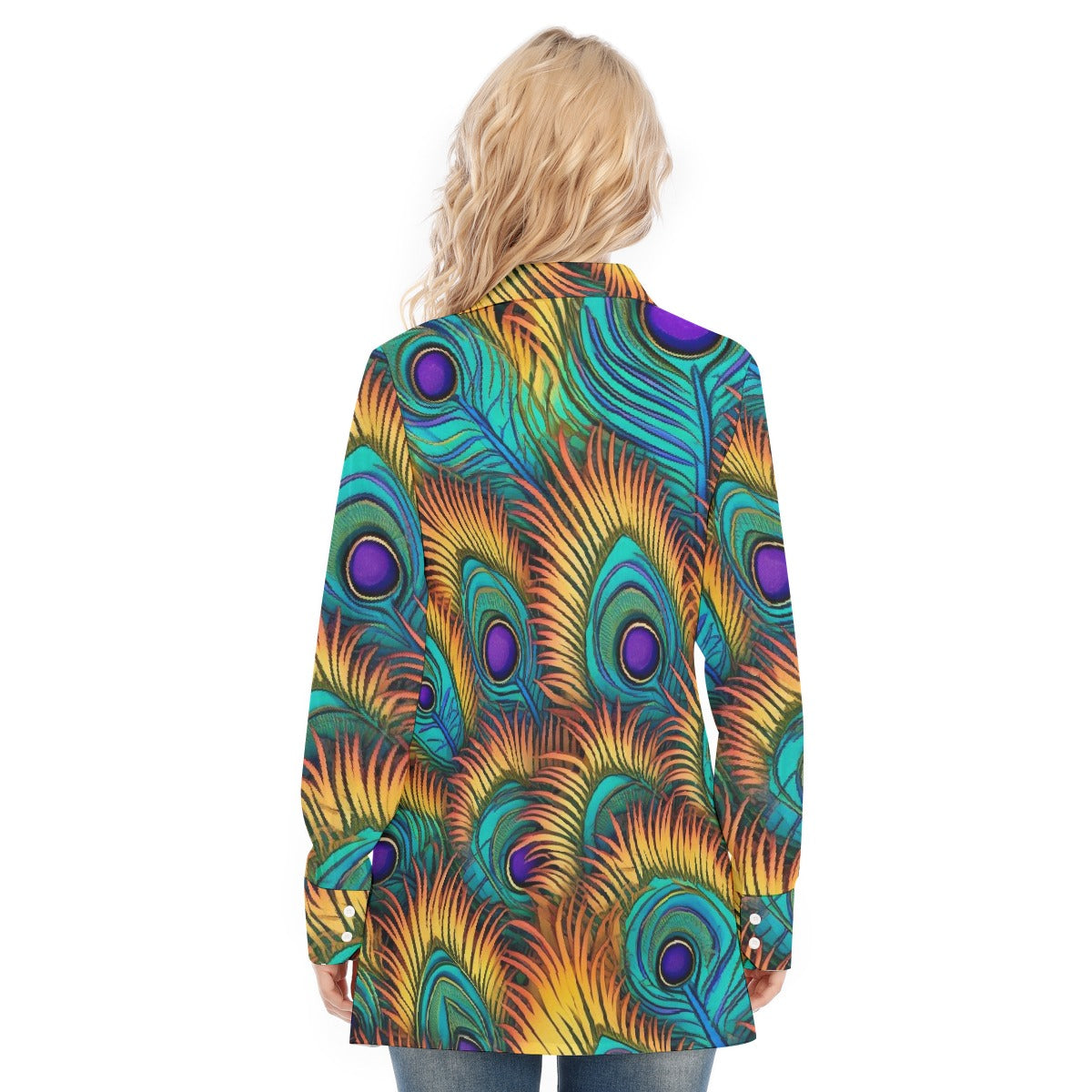 All-Over Print Women's Long Shirt