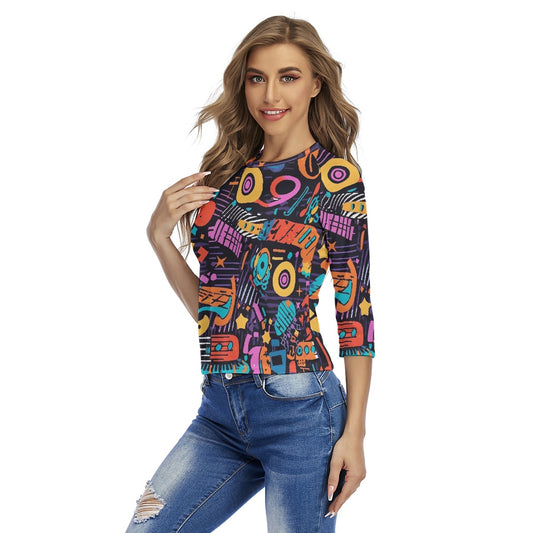 All-Over Print Women's Raglan Sleeves T-shirts