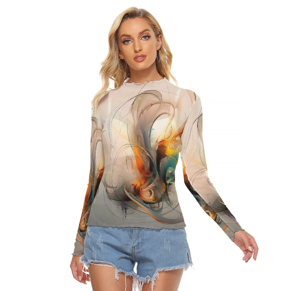 All-Over Print Women's Mesh T-shirt