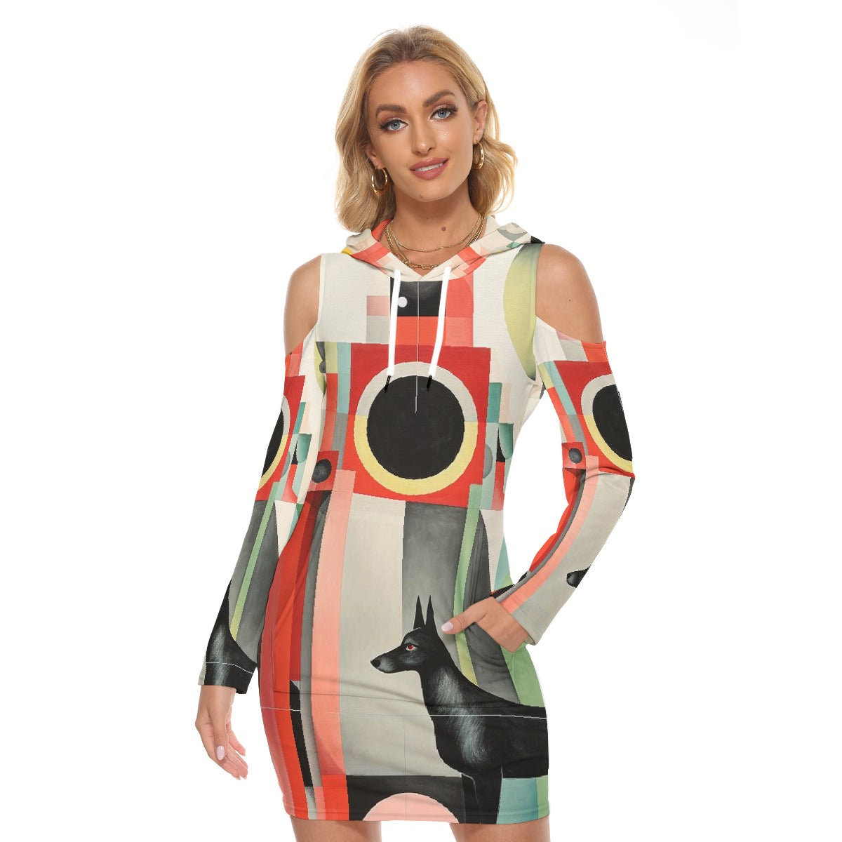 All-Over Print Women's Tight Dress