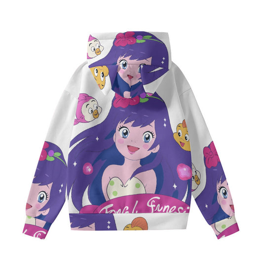 All-Over Print Women’s Hoodie With Decorative Ears