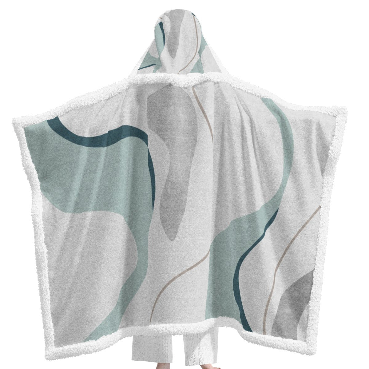 All-Over Print Unisex Wearable Hooded Blanket