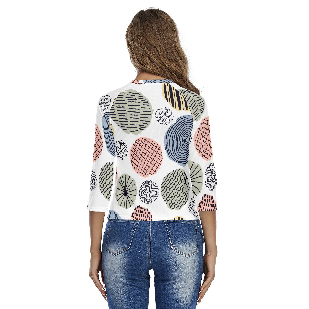 All-Over Print Women's Raglan Sleeves T-shirts