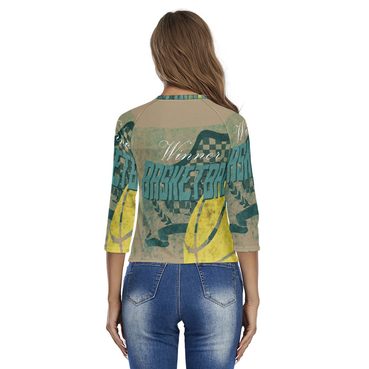 All-Over Print Women's Raglan Sleeves T-shirts