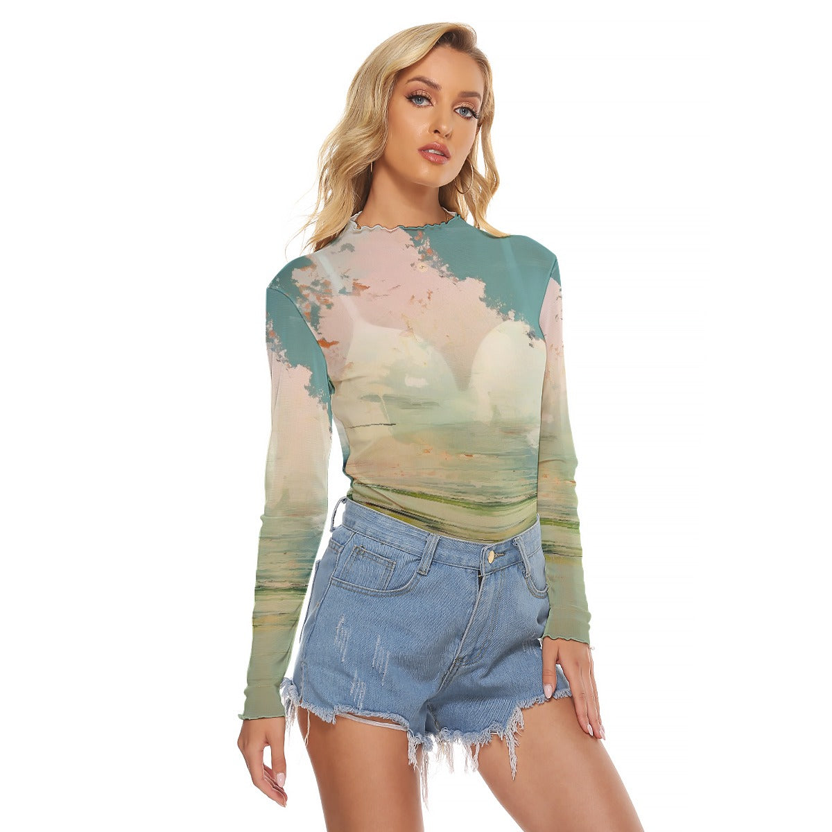 All-Over Print Women's Mesh T-shirt