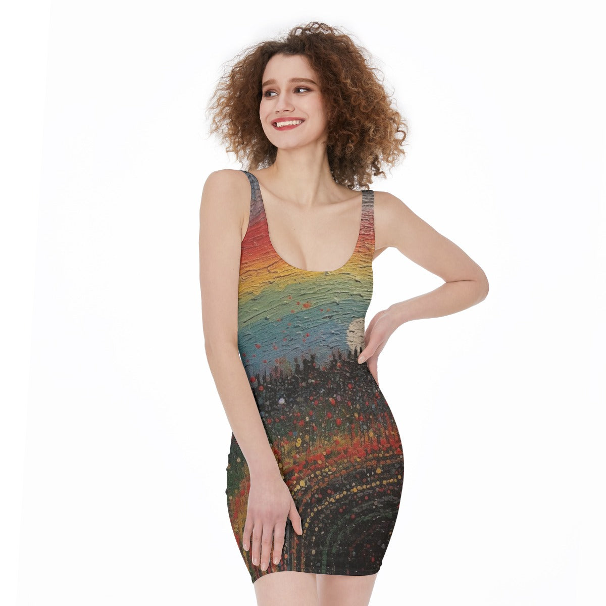 All-Over Print Women's Bodycon Dress