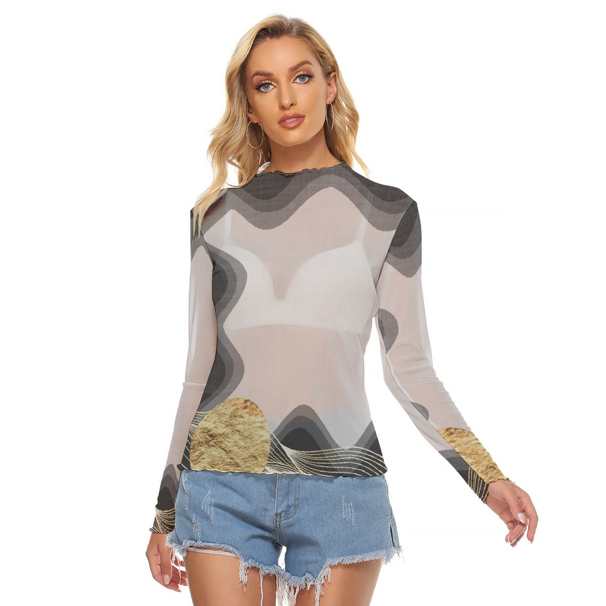 All-Over Print Women's Mesh T-shirt