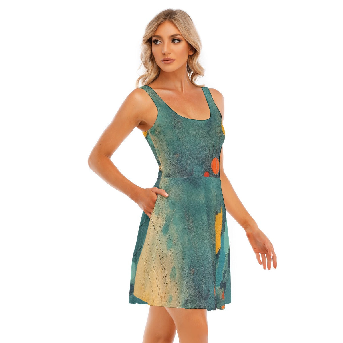 All-Over Print Women's Tank Vest Dress