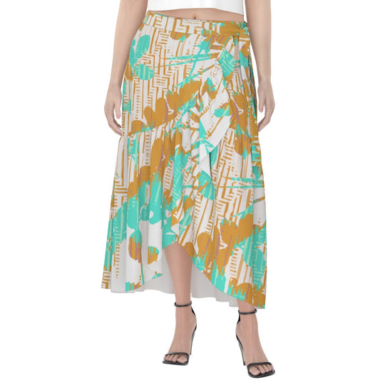 All-Over Print Women's Wrap Skirt