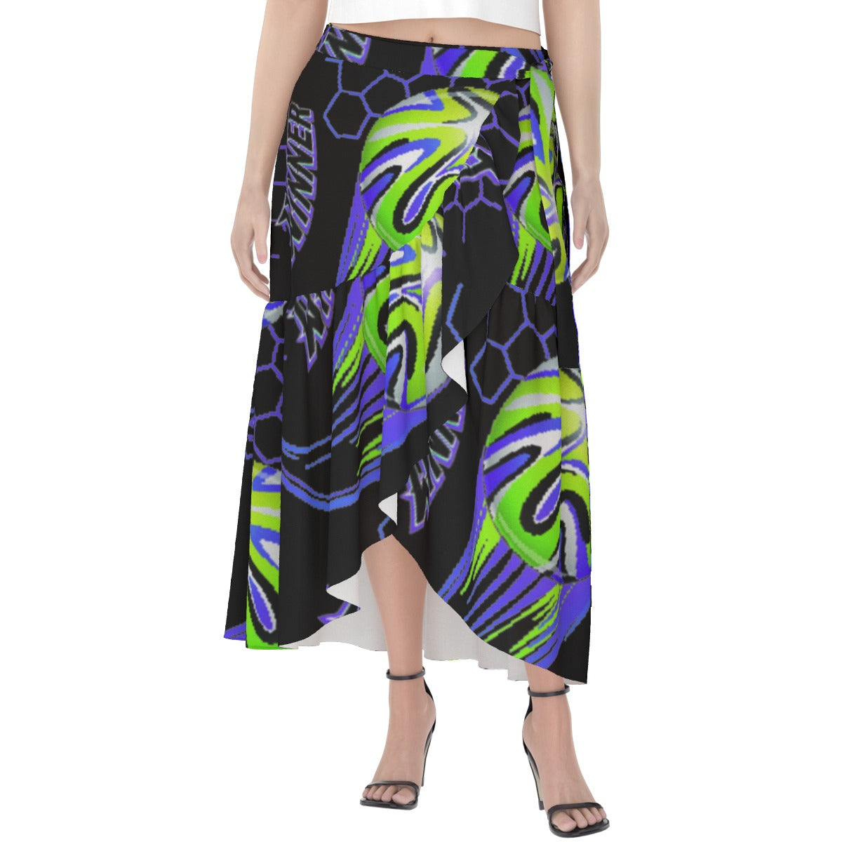 All-Over Print Women's Wrap Skirt