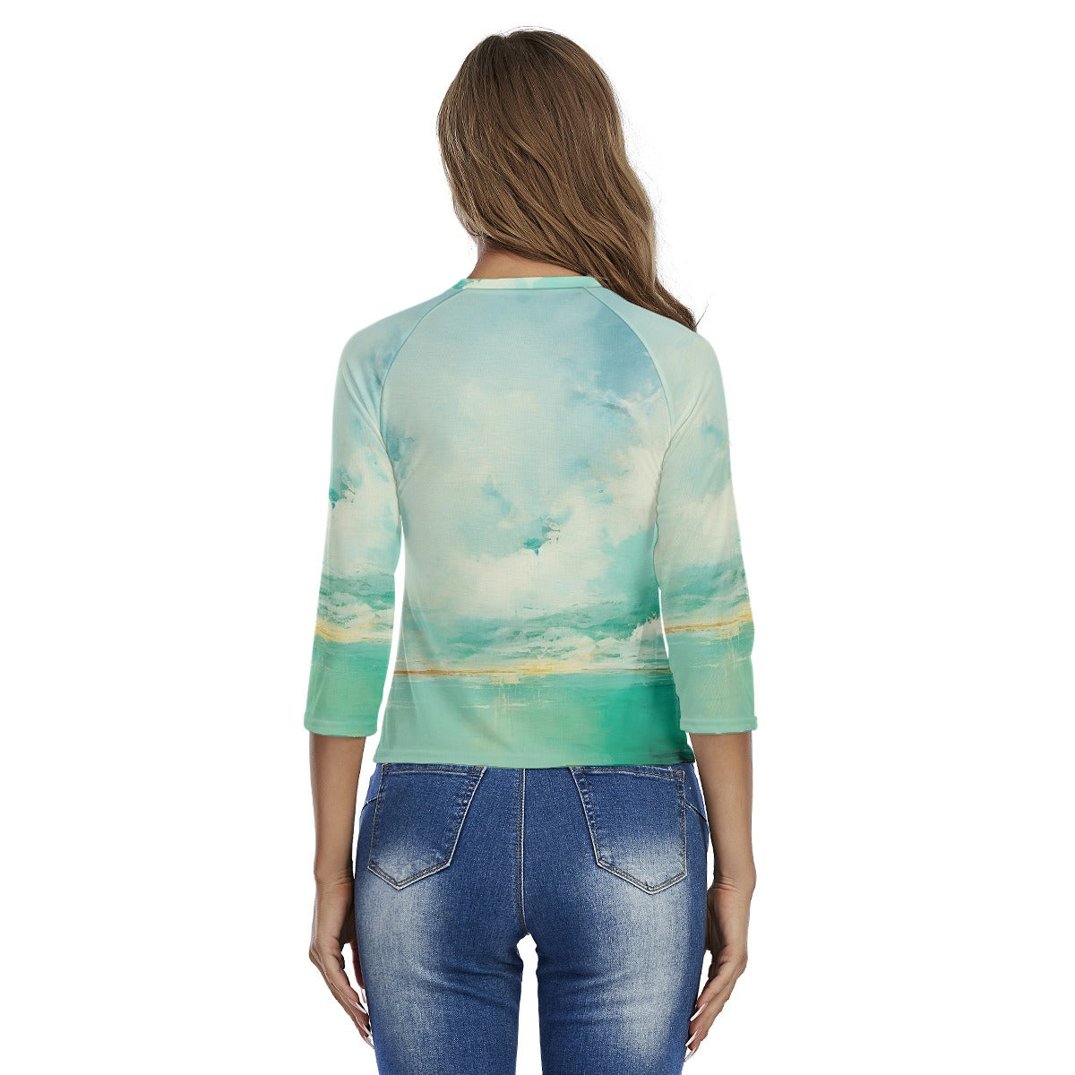 All-Over Print Women's Raglan Sleeves T-shirts