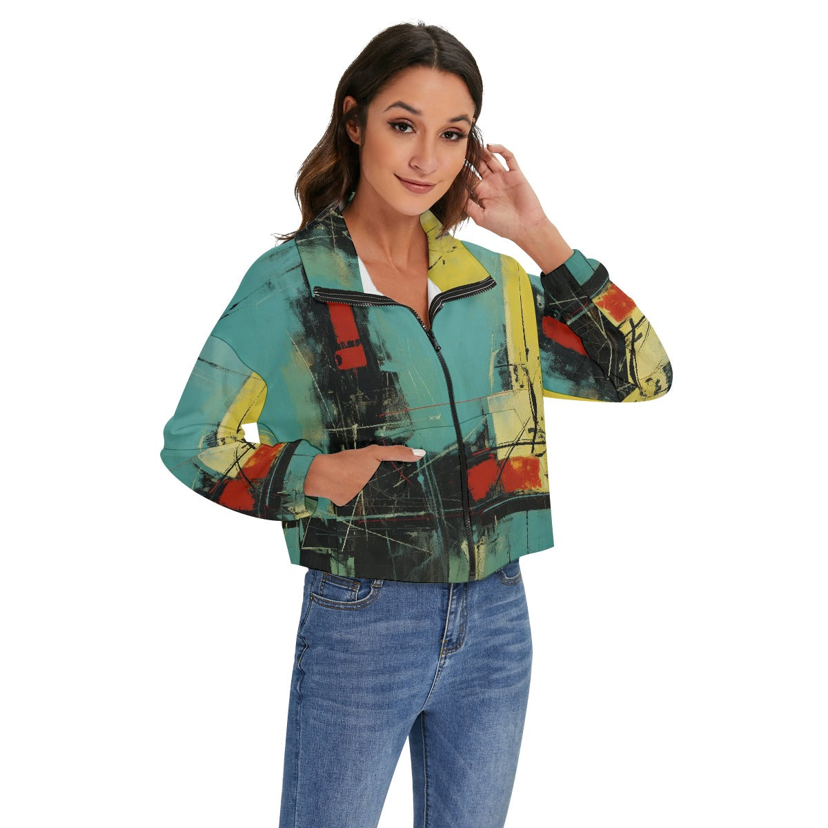 All-Over Print Women's Zip Jacket