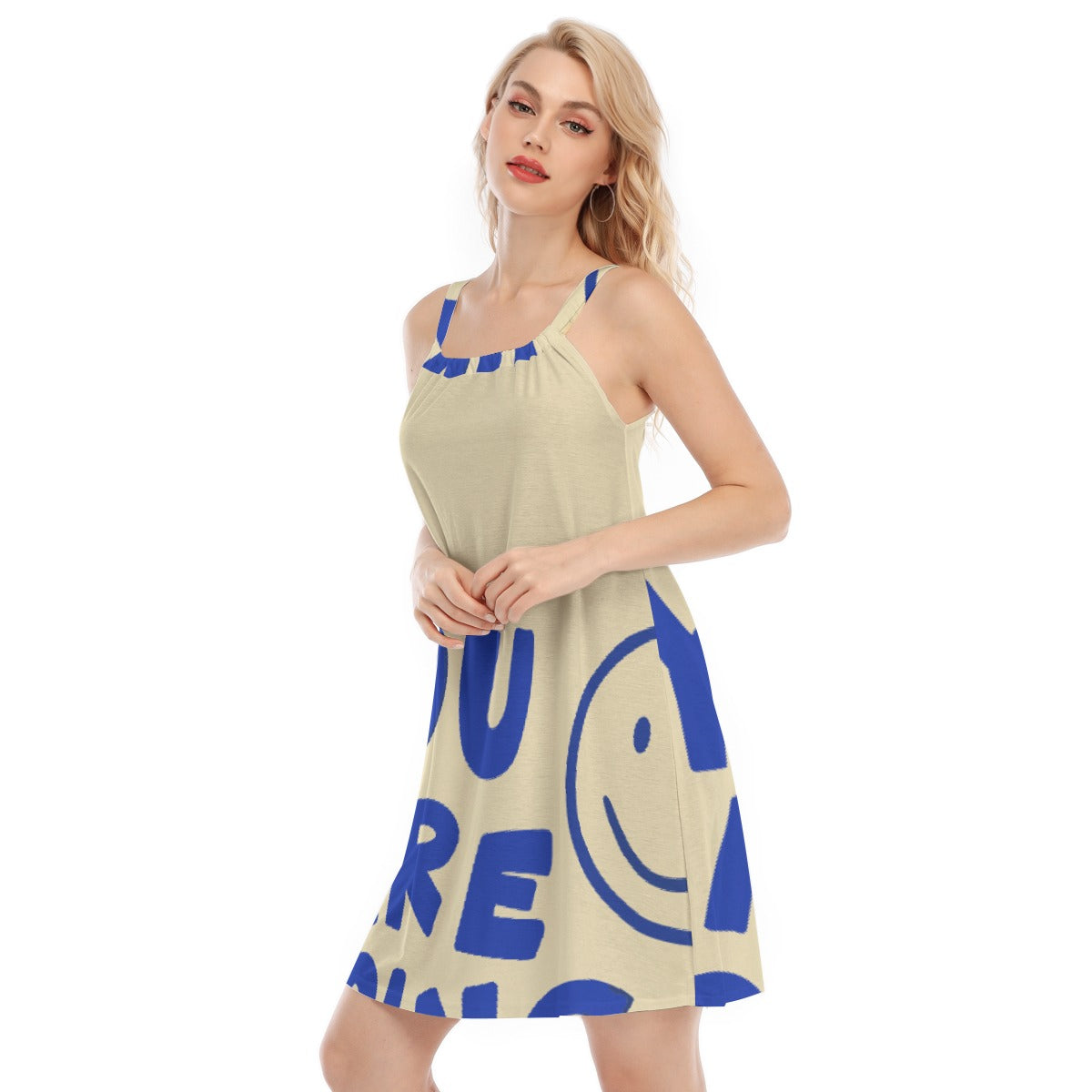 All-Over Print Women's Sleeveless Cami Dress