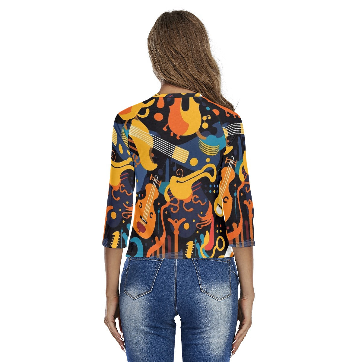 All-Over Print Women's Raglan Sleeves T-shirts