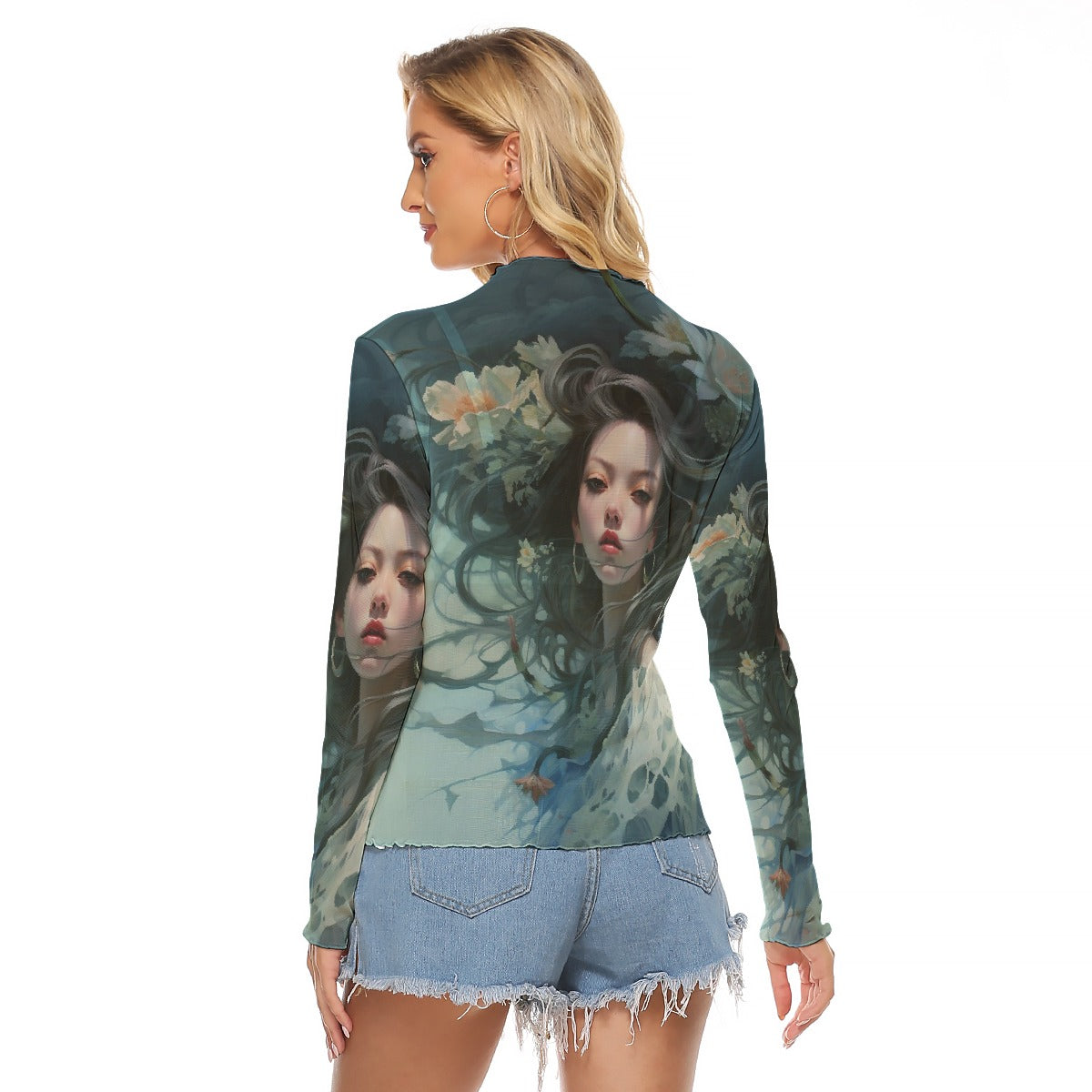 All-Over Print Women's Mesh T-shirt