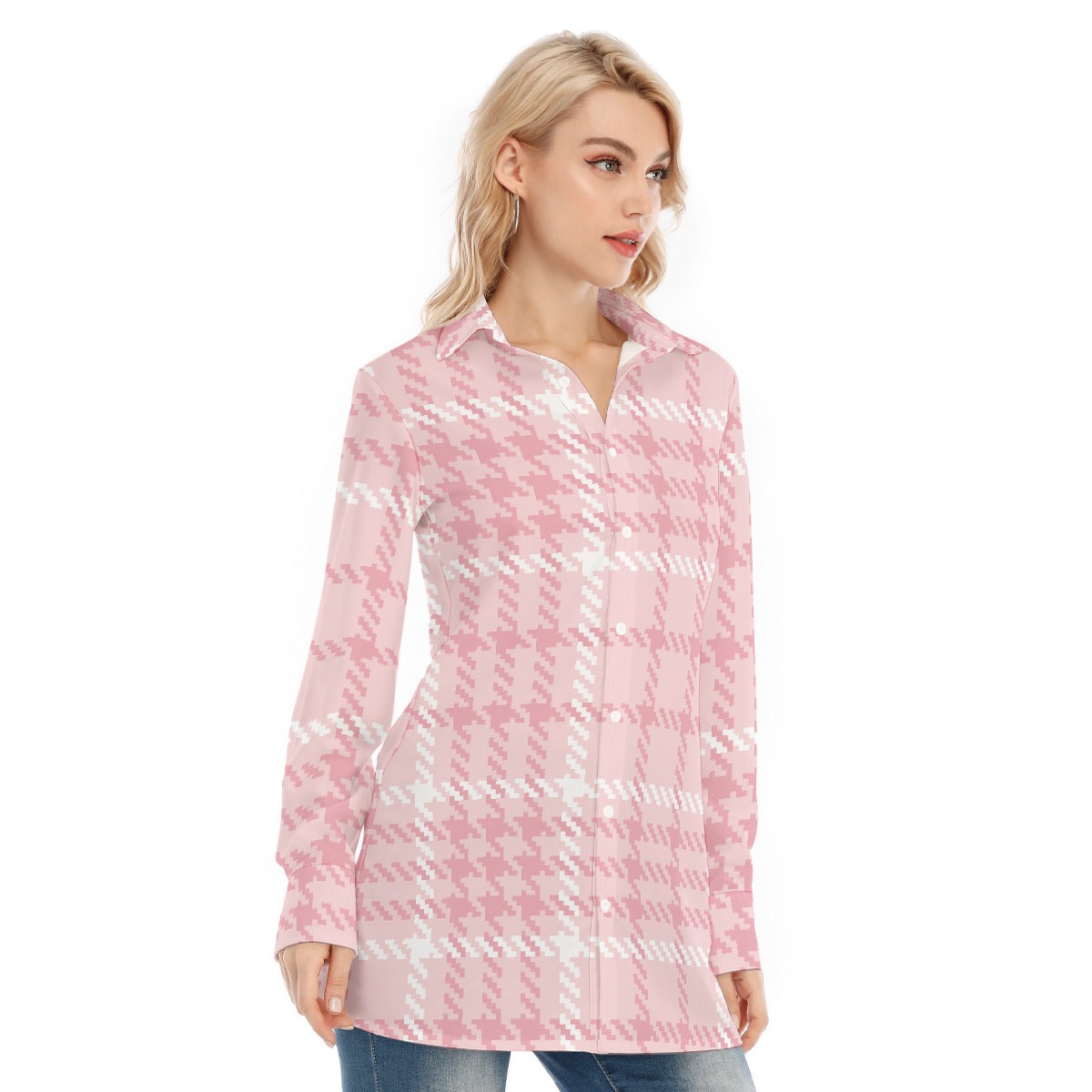 All-Over Print Women's Long Shirt