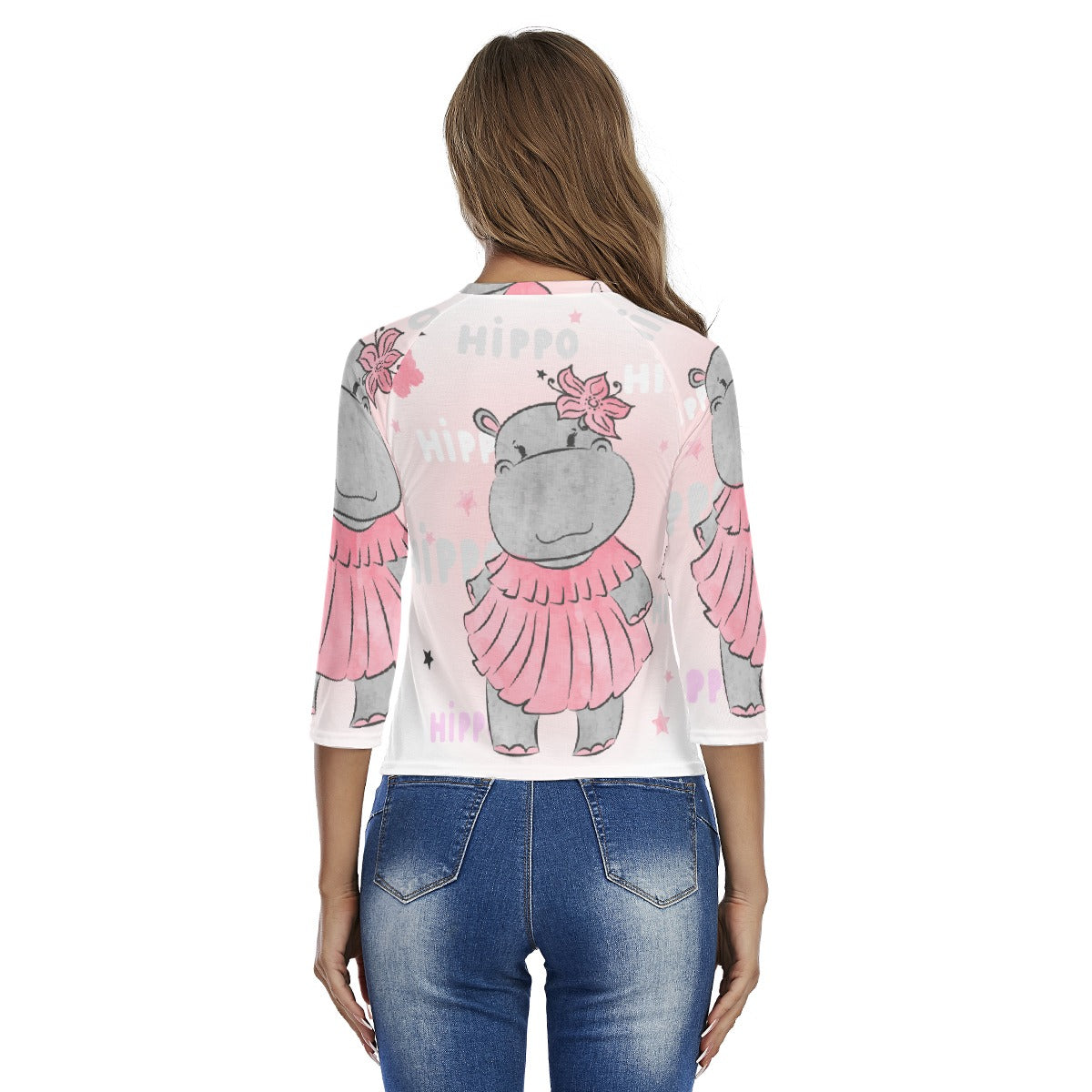 All-Over Print Women's Raglan Sleeves T-shirts