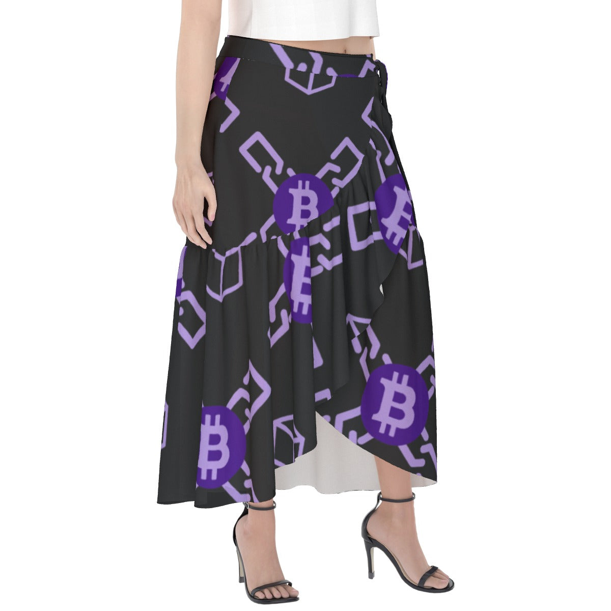 All-Over Print Women's Wrap Skirt