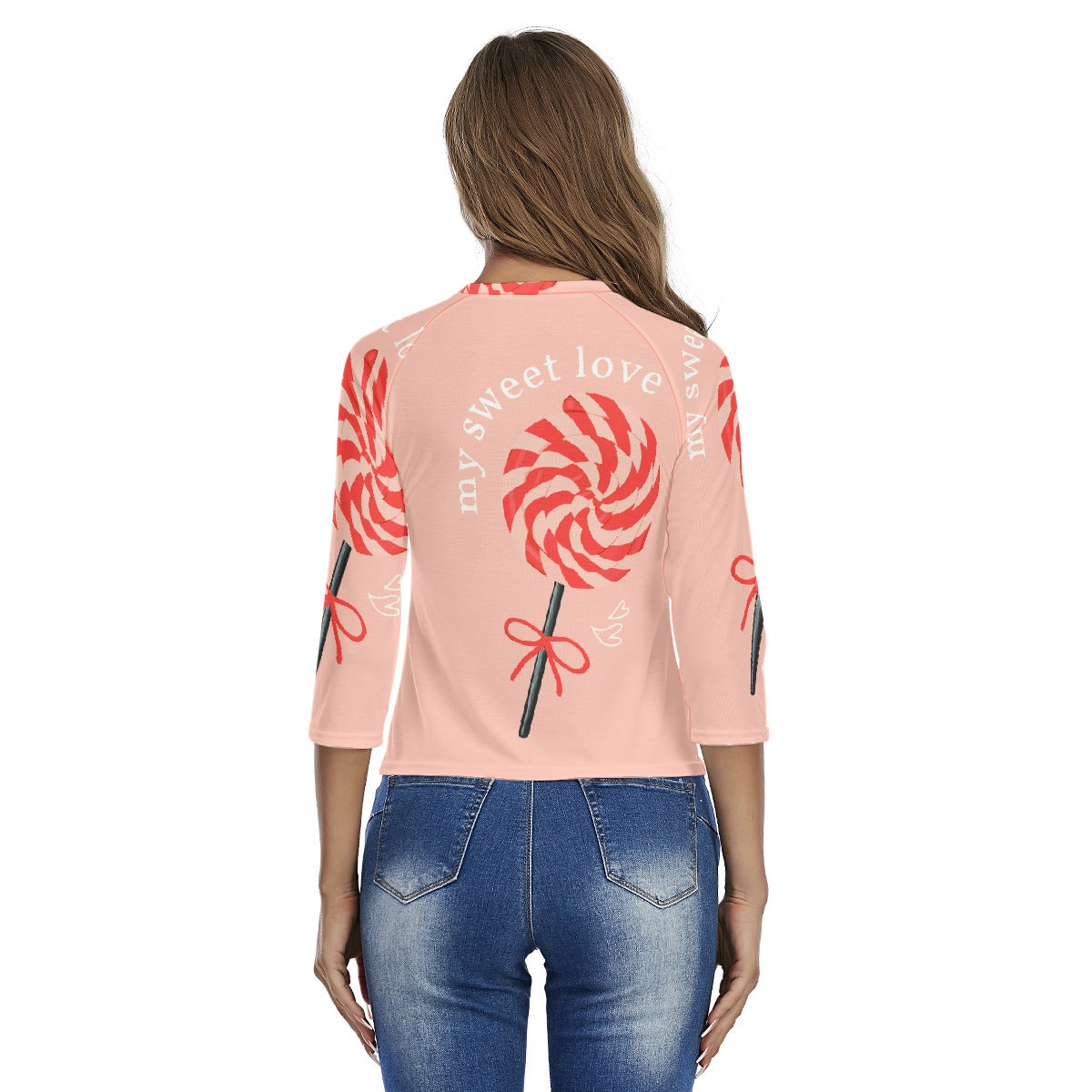 All-Over Print Women's Raglan Sleeves T-shirts