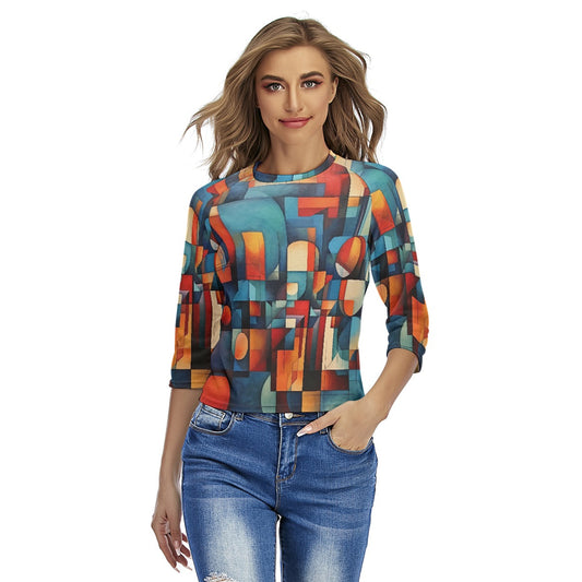 All-Over Print Women's Raglan Sleeves T-shirts