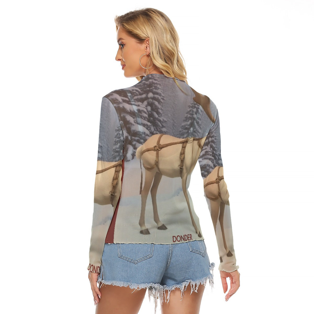 All-Over Print Women's Mesh T-shirt