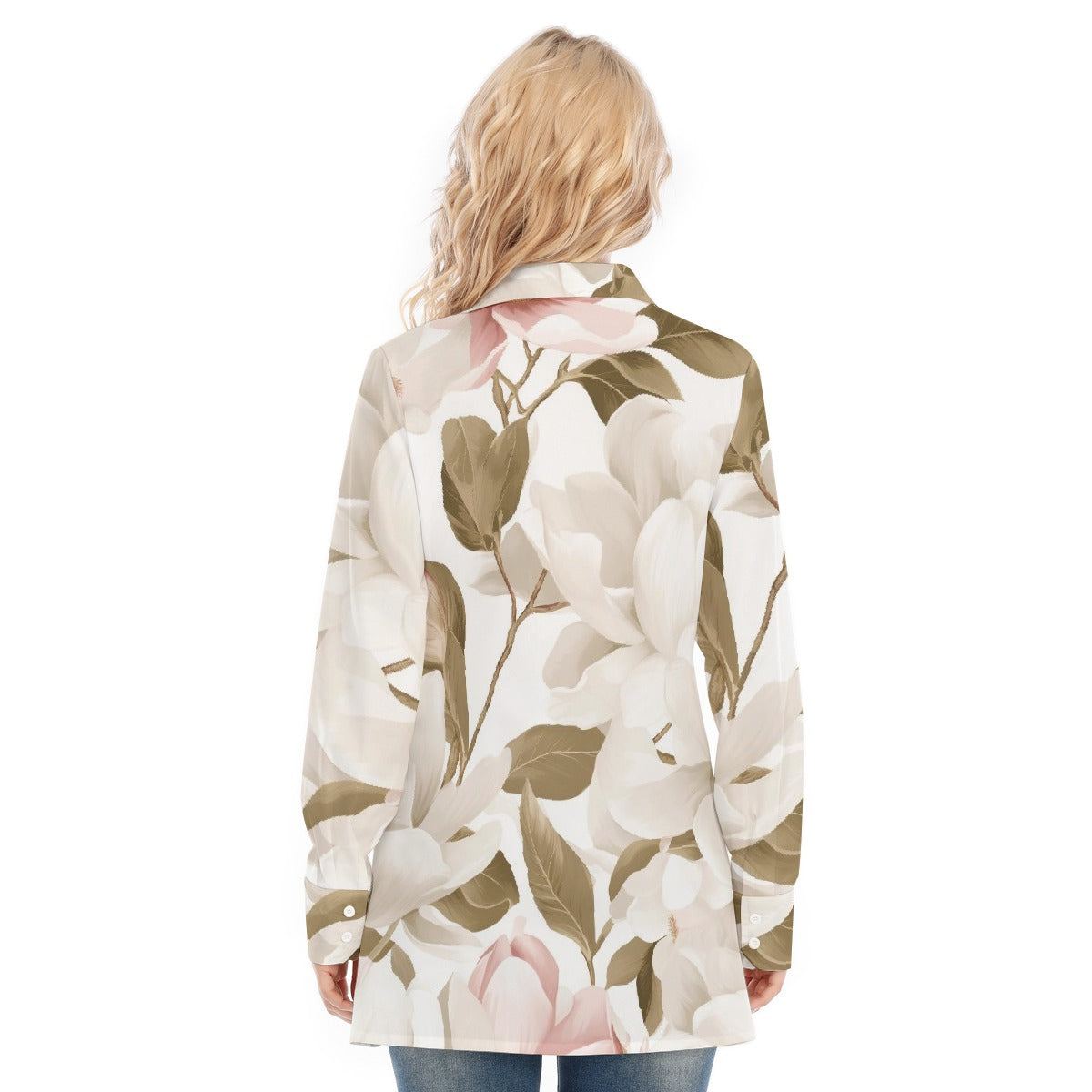 All-Over Print Women's Long Shirt