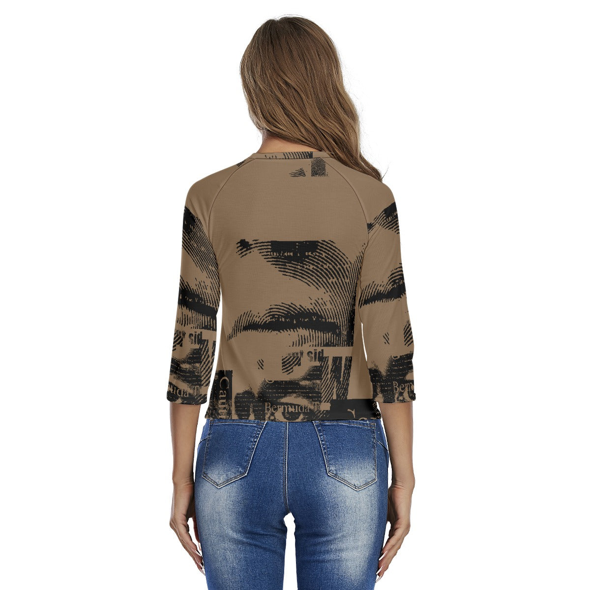 All-Over Print Women's Raglan Sleeves T-shirts