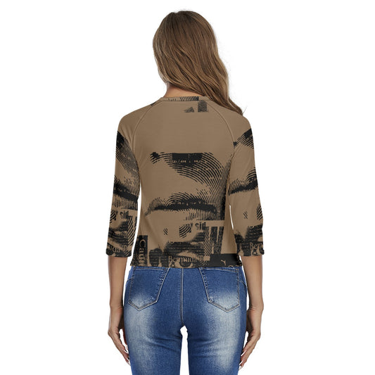 All-Over Print Women's Raglan Sleeves T-shirts