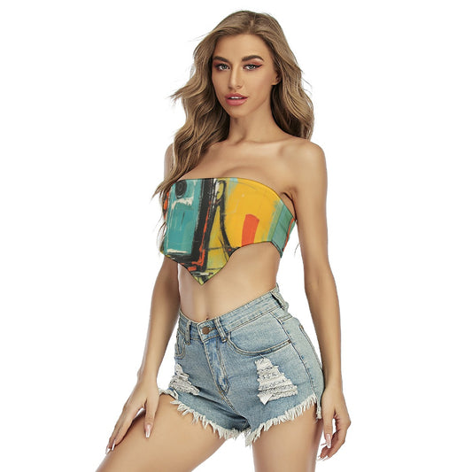 All-Over Print Women's Triangle Tube Top