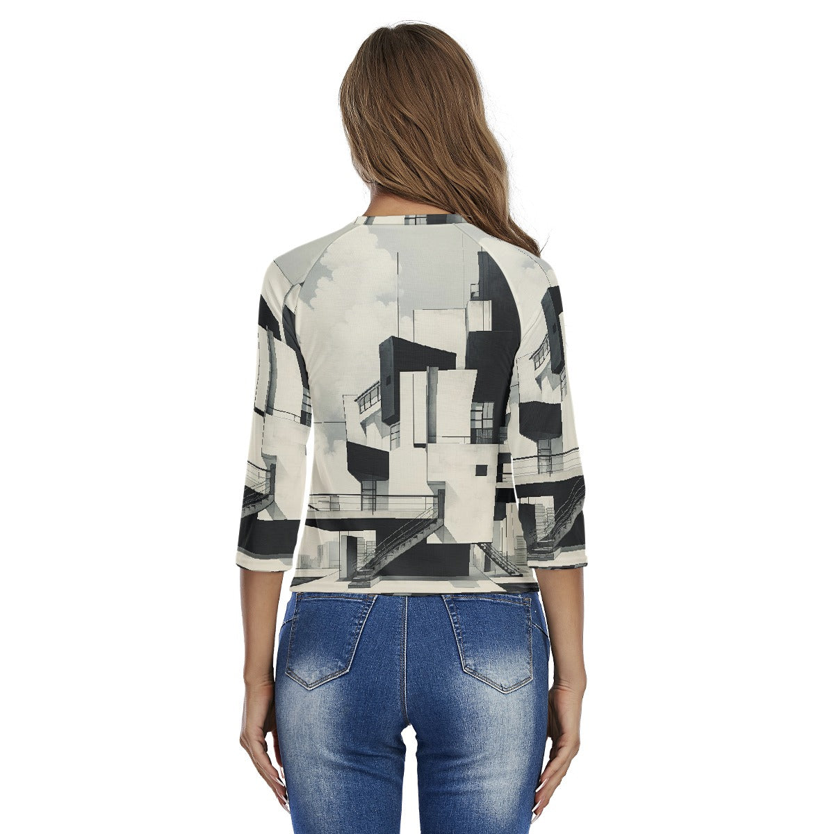 All-Over Print Women's Raglan Sleeves T-shirts