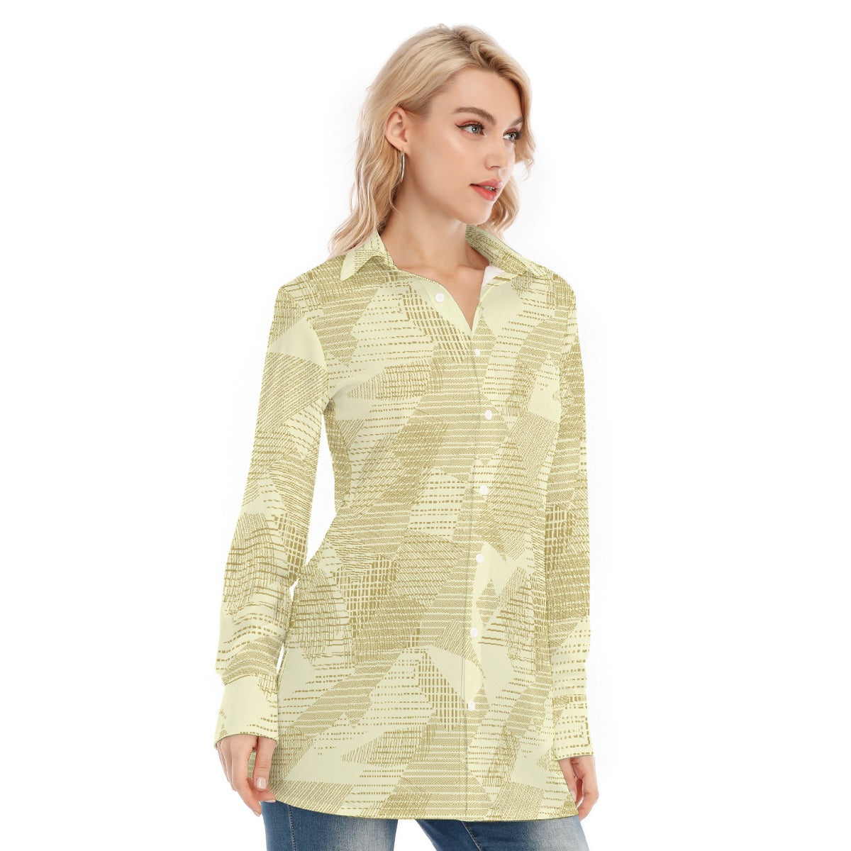 All-Over Print Women's Long Shirt