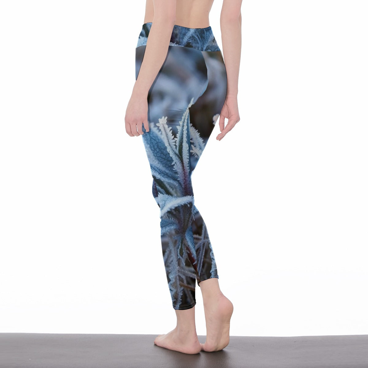 All-Over Print Women's High Waist Leggings | Side Stitch Closure