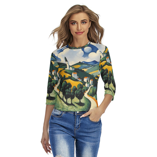 All-Over Print Women's Raglan Sleeves T-shirts