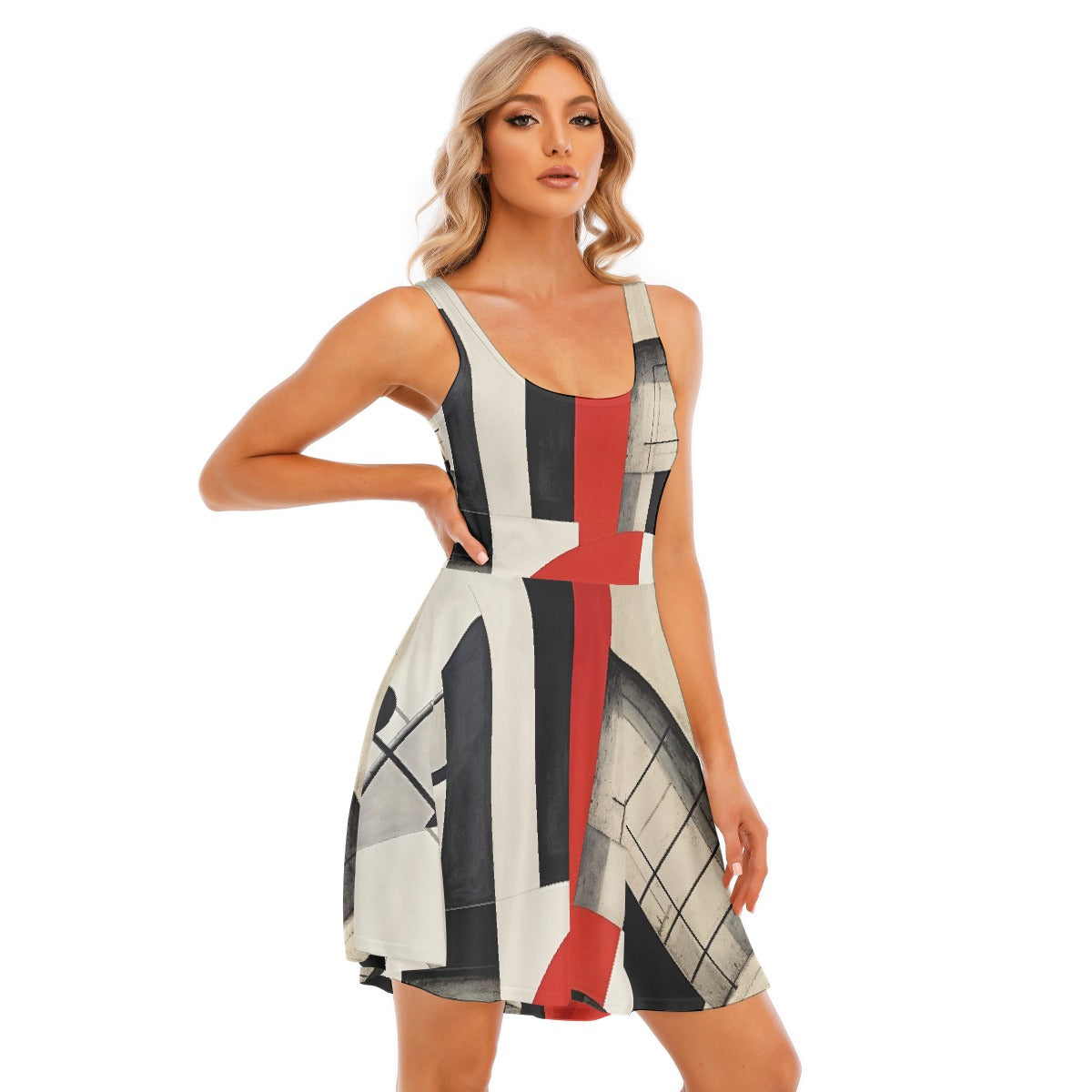 All-Over Print Women's Tank Vest Dress