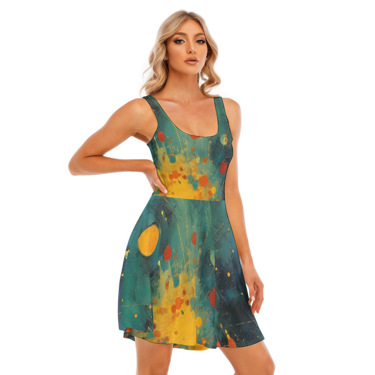 All-Over Print Women's Tank Vest Dress