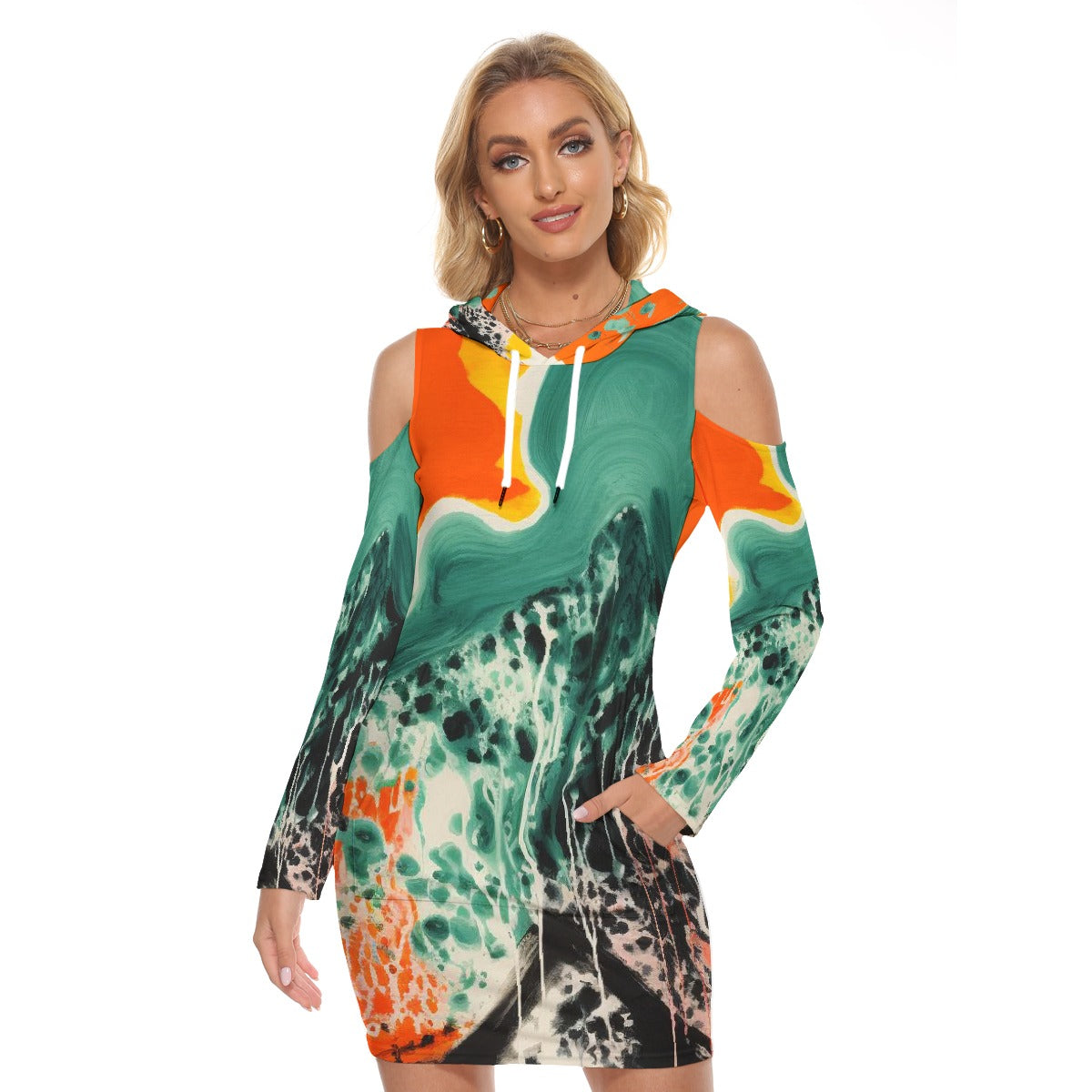 All-Over Print Women's Tight Dress