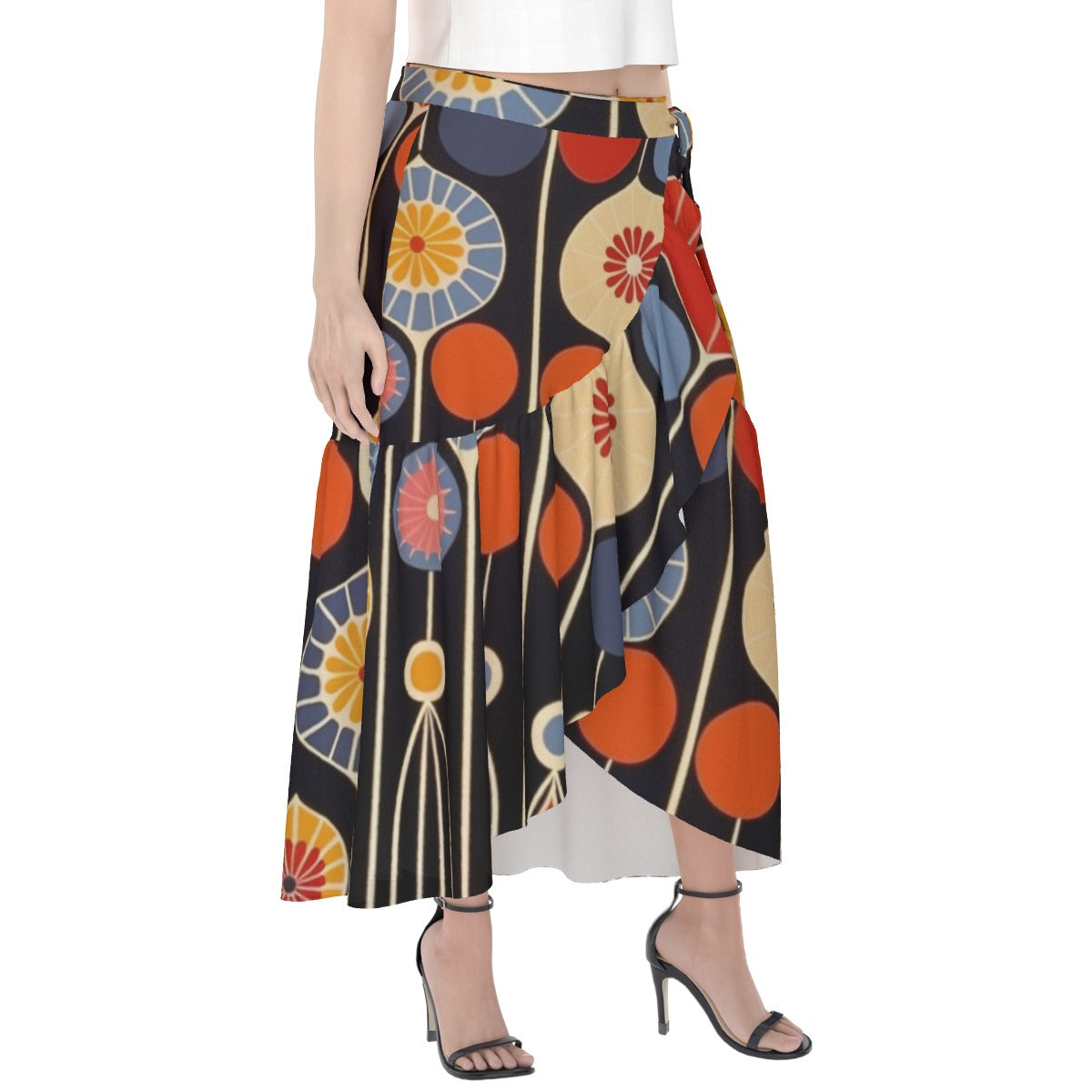 All-Over Print Women's Wrap Skirt