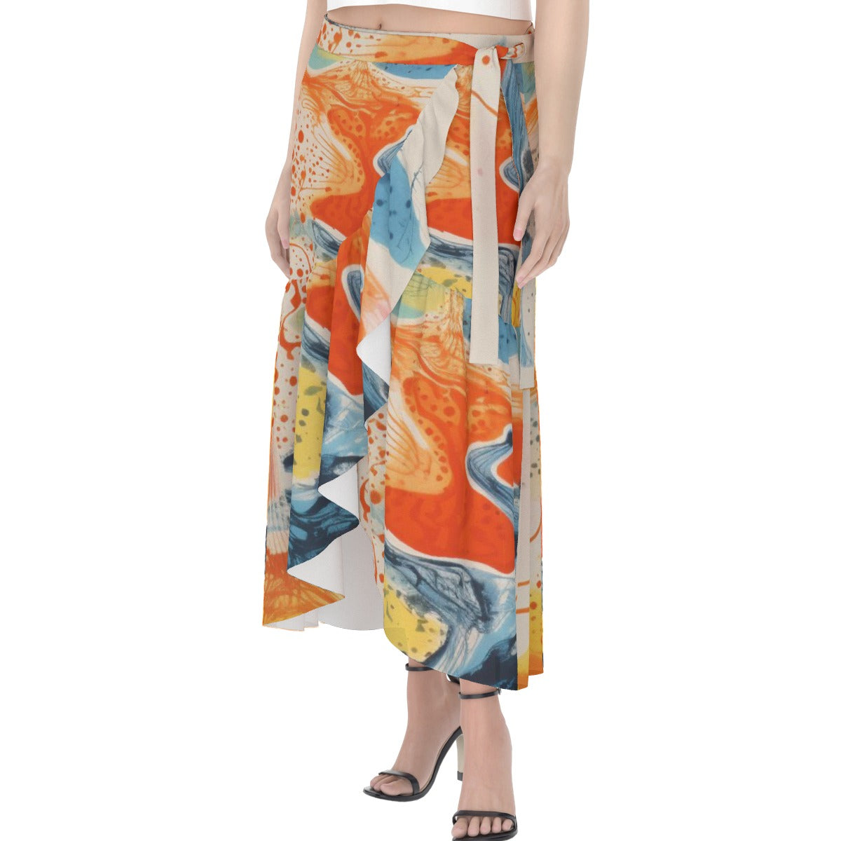 All-Over Print Women's Wrap Skirt