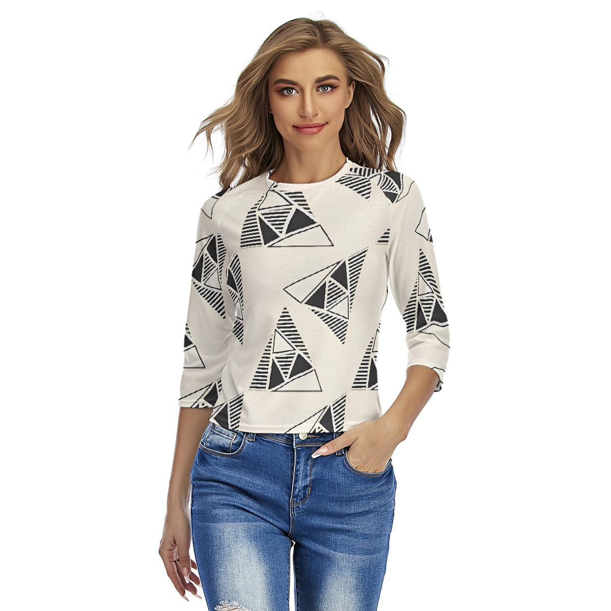 All-Over Print Women's Raglan Sleeves T-shirts