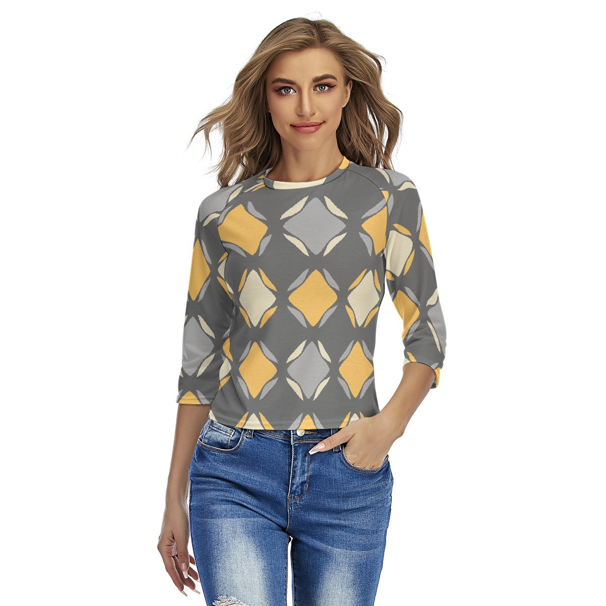 All-Over Print Women's Raglan Sleeves T-shirts