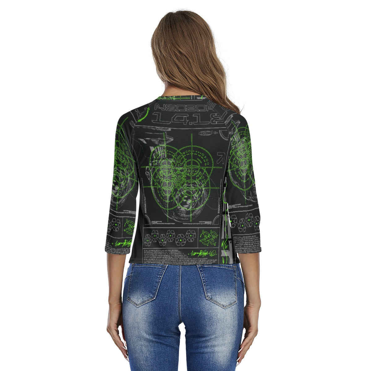 All-Over Print Women's Raglan Sleeves T-shirts