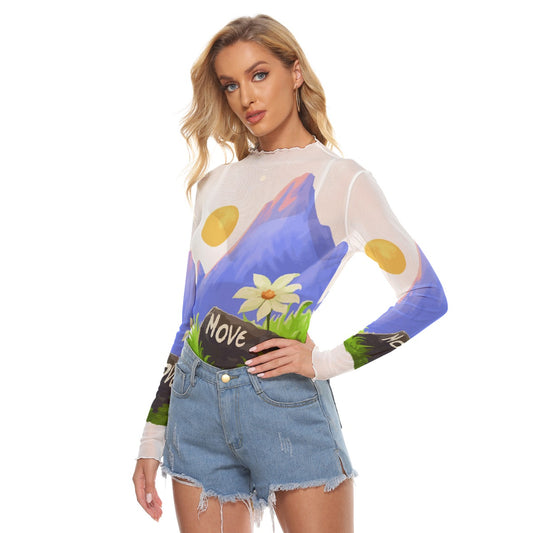 All-Over Print Women's Mesh T-shirt