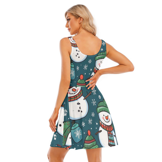 All-Over Print Women's Tank Vest Dress